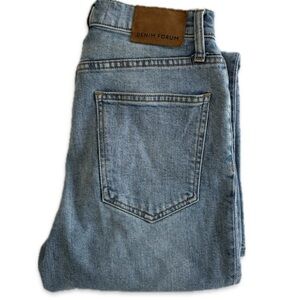 Aritzia Denim Forum Arlo Classic Blue Straight Leg Jeans